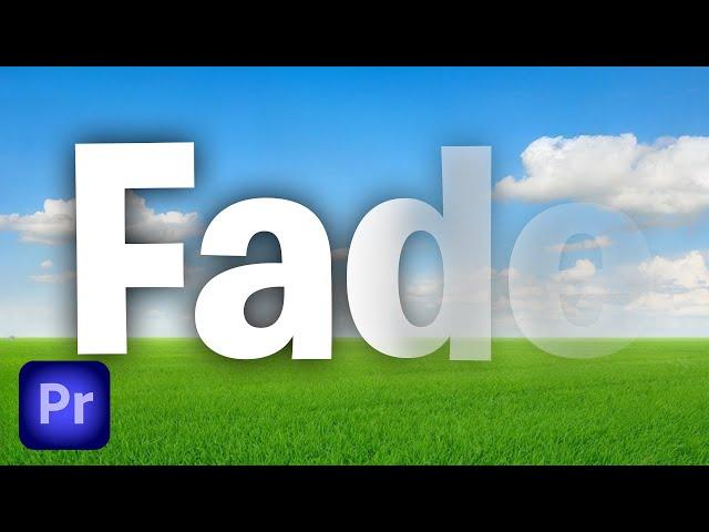 How To Make CINEMATIC Text Fade Effect In Premiere Pro