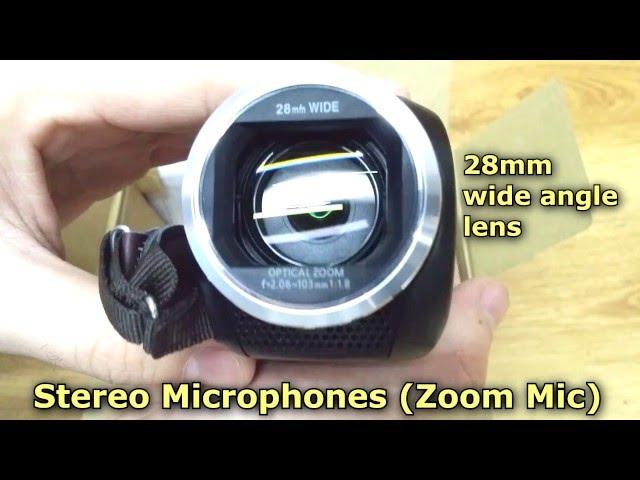 Panasonic HC-V270 (Unboxing, 50X optical zoom)