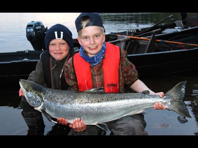 Naamisuvanto: salmon fishing in Lapland Tornio Torne River - lohen kalastus Lappi Tornionjoki