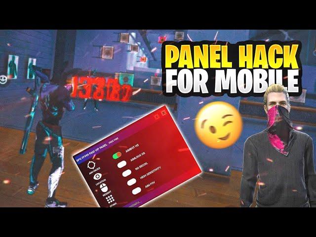 How to use panel in freefire mobile | Malayalam | Aimbot