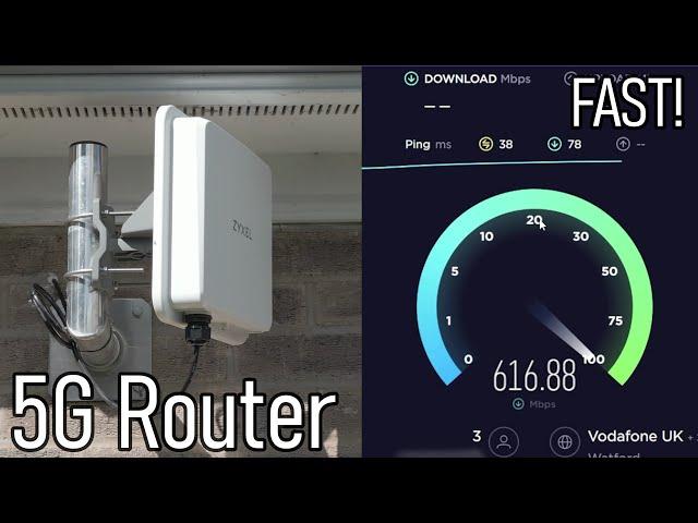 SDG #267 Near Gigabit Speed 5G Home Internet - Zyxel NR7101 NR Modem and Router