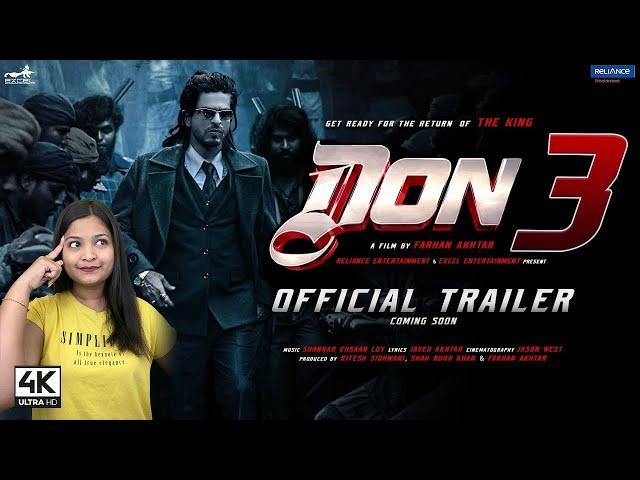 Don 3  Don 3 Full Movie Don 3 Trailer  Don 3 Trailer Release Date  Pan India Teaser 