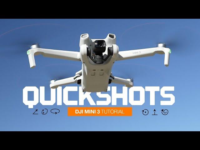Easy Dynamic Shots with Quickshots on the DJI Mini 3
