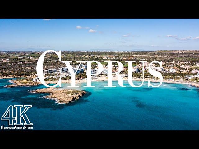 Cyprus 4K drone view • Stunning footage aerial view of Cyprus | Relaxation film with calming music