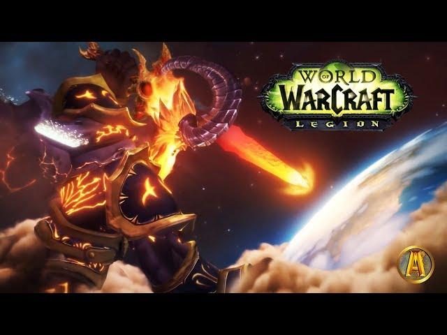 Sargeras Impales Azeroth Sword Cinematic - Illidan's Sacrifice Argus Ending [WoW Legion/War Within]