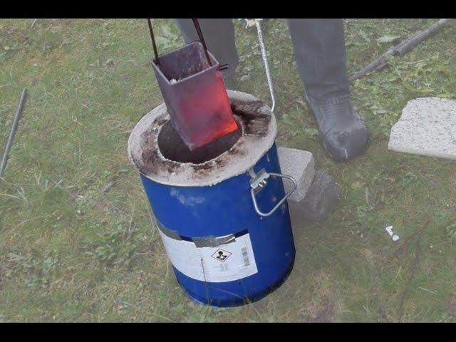 Making a Metal Melting Furnace (Simple, Effective, Propane)