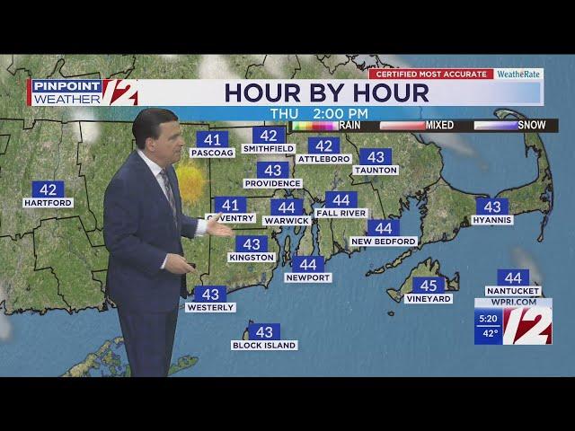 WPRI 12 Weather Forecast 12/18/24  Rain Tonight, Sun Returns Thursday