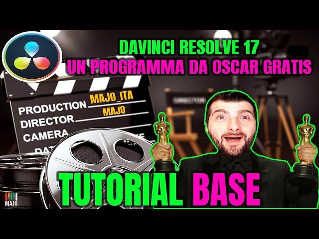 ️ DaVinci Resolve 17 | Montaggio professionale gratis | Tutorial semplice | 2021 Italiano ️