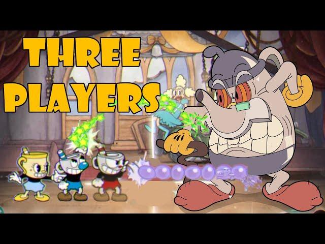 Cuphead - Three Players CO-OP Gameplay VS All Bosses With Extreme Rapid Fire Rate