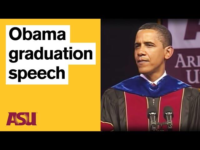 Barack Obama graduation speech: Arizona State University (ASU)