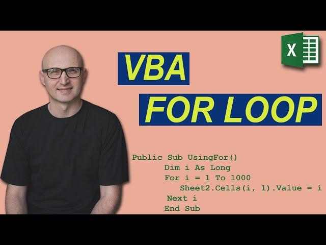 VBA For Loop - A Complete Guide