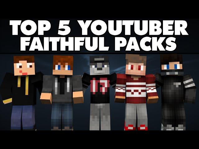 TOP 5 PVP FAITHFUL YOUTUBER TEXTURE PACKS! 1.15/1.14/1.13/1.12/1.11/1.10/1.9/1.8 & DOWNLOAD LINK!