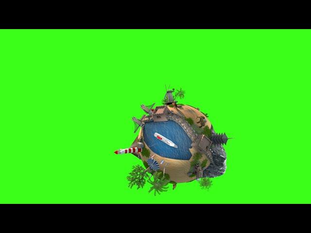 Planet Travel - Green Screen FREE!