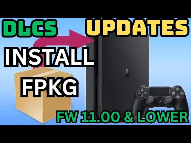 How to Install PS4 Games, DLC & Updates on 11.00 Jailbreak