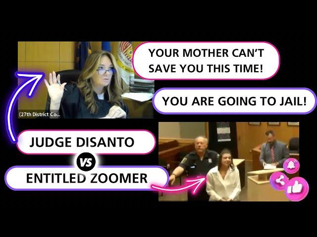 JUDGE DISANTO Sends ENTITLED ZOOMER to JAIL - ENHANCED COURTROOM AUDIO - ZOOM COURT FAIL