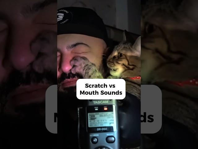 #asmr Mouth Sounds ASMR vs Scratch ASMR