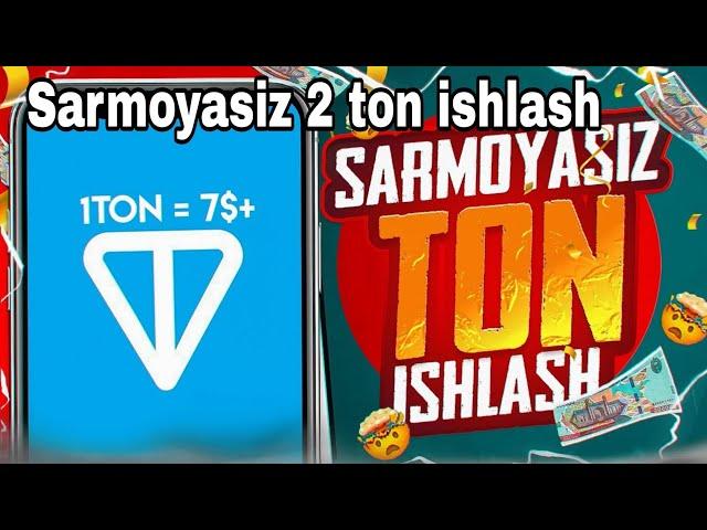 Sarmoyasiz 2 ton ishlash.  Internetda sarmoyasiz pul ishlash