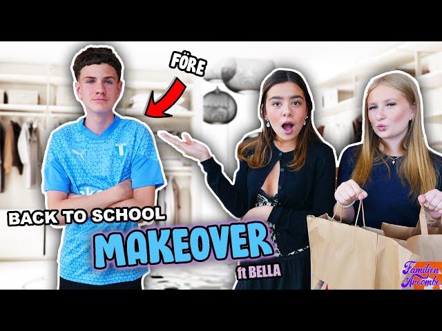 BACK TO SCHOOL MAKEOVER av vår GRANNE ft. BELLA & CLARA