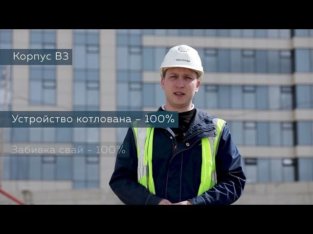 Динамика строительства | Июнь 2021 | ЖК AQUATORIA