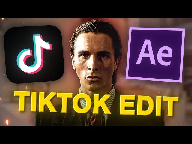 Make A TikTok Edit I After Effects Tutorial