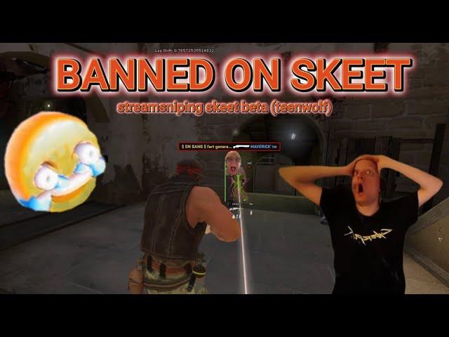 i GOT Banned on Skeet for Trolling with Lagswitch ft. neverlose.cc