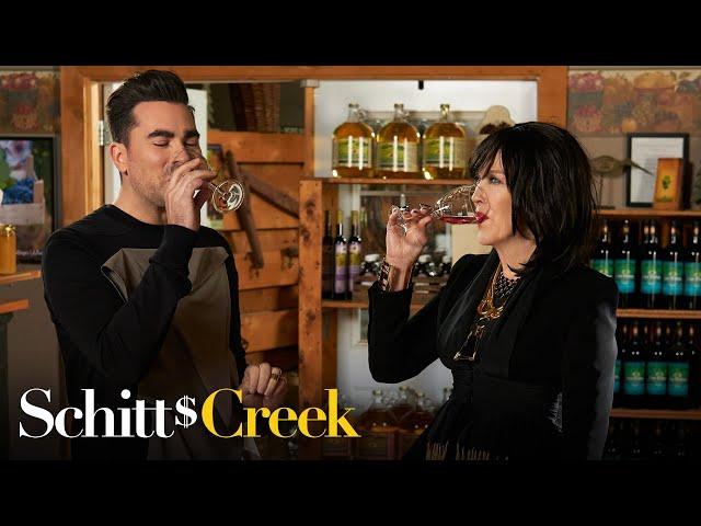 Moira and David Get Wine Drunk - Schitt’s Creek