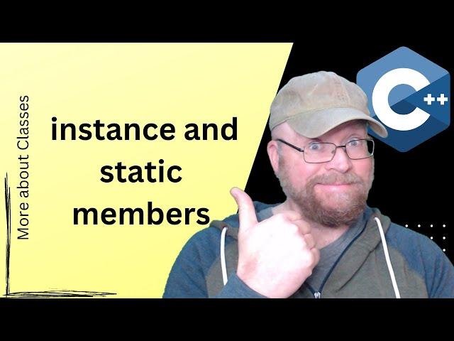 C++ classes: static and instance class member variables and functions [1]