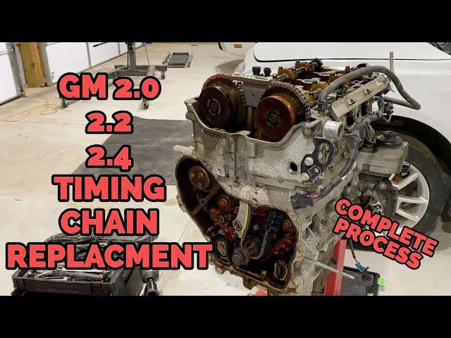 GM 2.0, 2.2, 2.4 Timing Chain Replacement for Malibu, Cobalt, G5, G6, HHR, ION, Aura, Vue - Complete