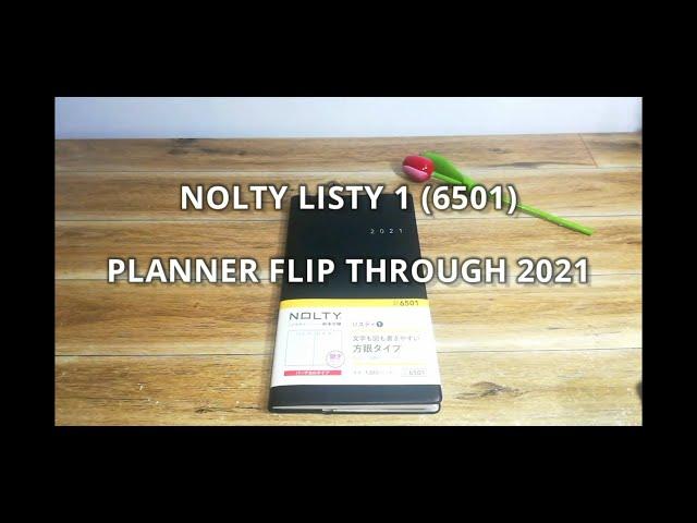 NOLTY LISTY 1 (6501) PLANNER FLIP THROUGH 2021