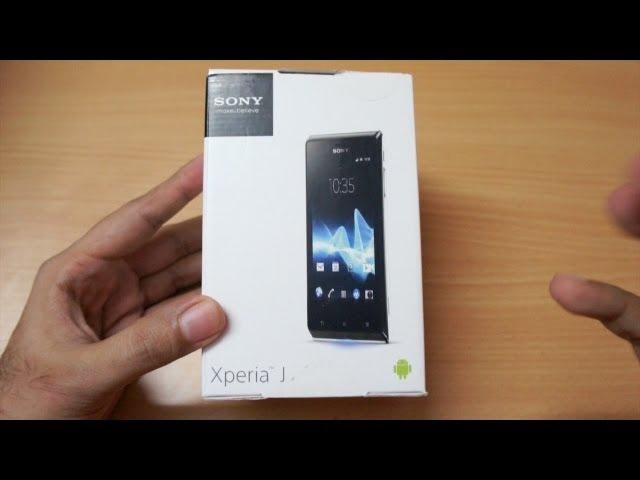 Sony Xperia J Unboxing & hands on Overview