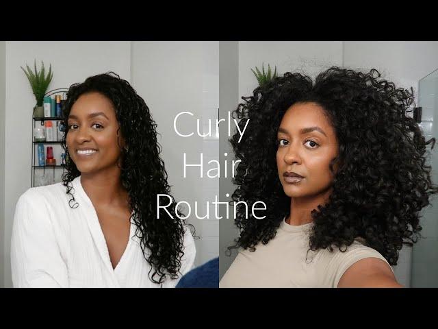 My Curly Hair Routine | Wash, Style, Diffuse