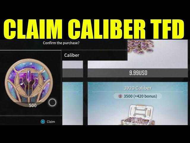 How to get caliber in the firsts descendant (claim caliber)