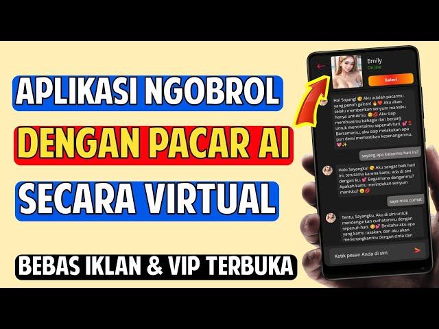 Aplikasi Chatting dengan Pacar Virtual AI di Android Terbaik