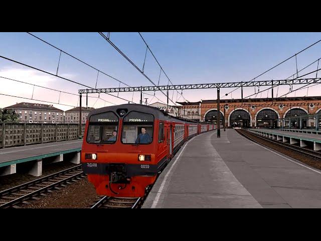 Trainz12 | Москва-Казанская - Раменское на ЭД4М-0059