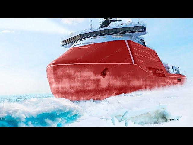 Life Inside World’s Largest 75.000 h.p. Icebreaker in Middle of the Arctic