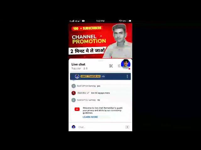 #Live272 Live Channel Checking & Live Free Promotion ll Ankit Thakur AA