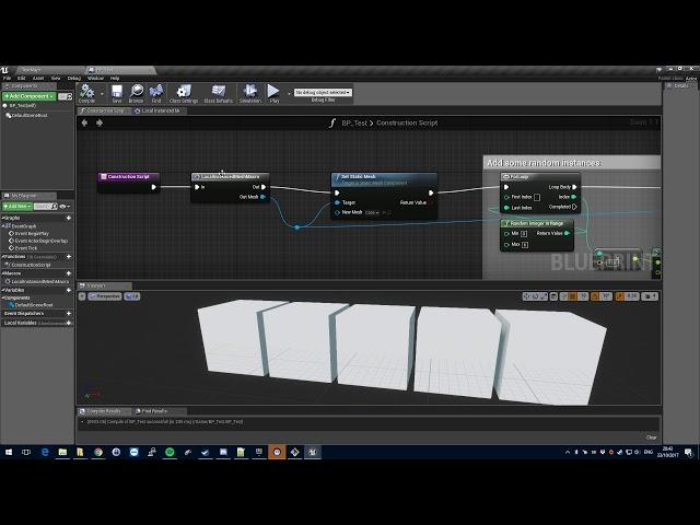 Macro issue when using Add Instanced Static Mesh Component