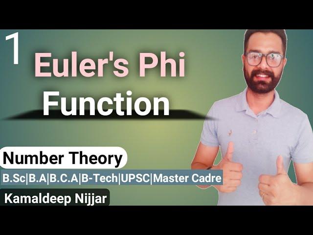 Euler's phi function | phi of m equal to m-1 iff m is prime number | #phifunction | #numbertheory