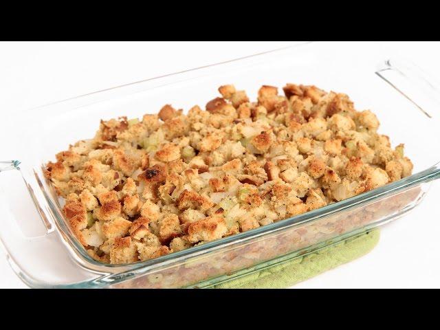 Classic Stuffing Recipe - Laura Vitale - Laura in the Kitchen Episode 843