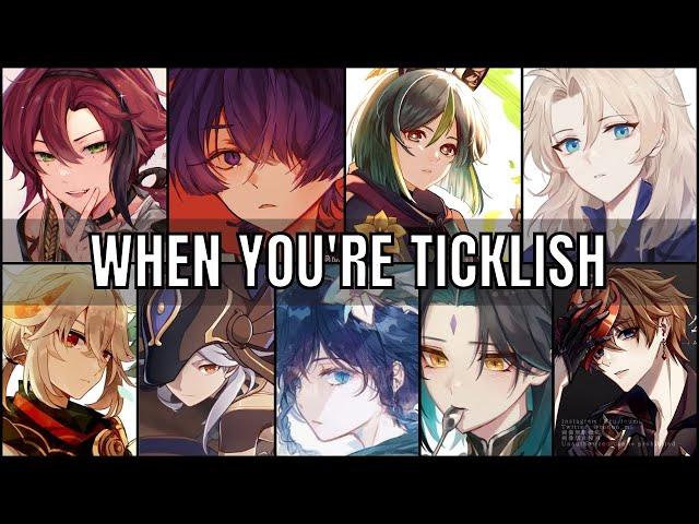 When you're ticklish - genshin impact x listener asmr