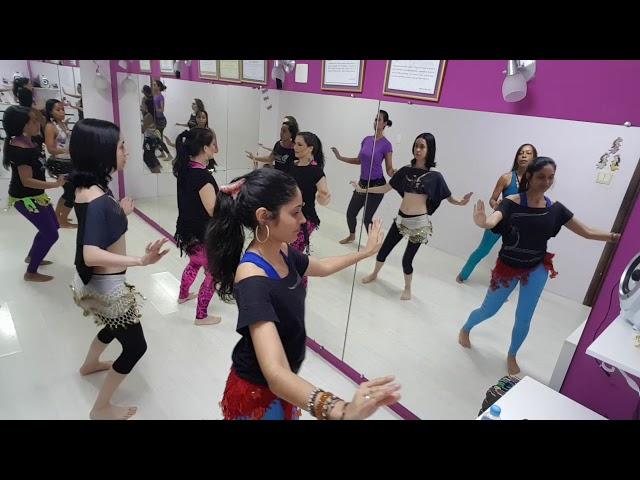 Aula de Dança do Ventre - Solo de Percussão - Por Allana Alflen (Salvador - BA)