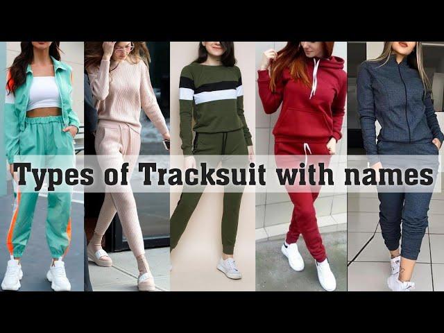 Types of tracksuit with names || THE TRENDY GIRL