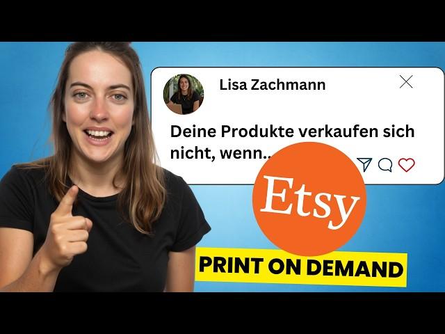 Warum sich deine Print-on-Demand-Produkte auf Etsy nicht verkaufen! POD