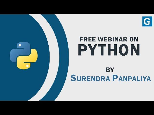 Free Webinar on Python | Why Python | GKTCS Innovations