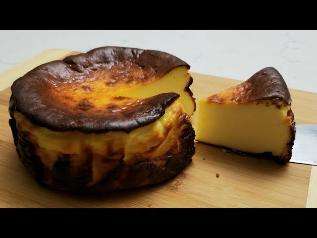 Must Try Basque Burnt Cheesecake | Creamy and smooth | Little Sugar Kitchen