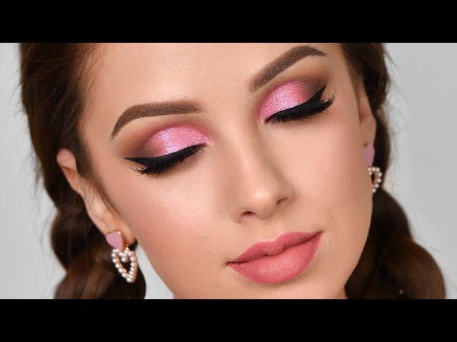 PINK Smokey Eye Makeup Tutorial