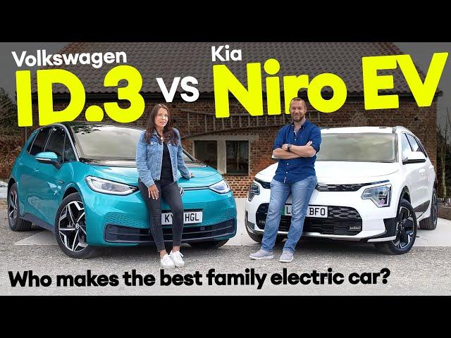 Who makes the BEST family electric car? Volkswagen ID.3 vs Kia Niro EV? | Electrifying