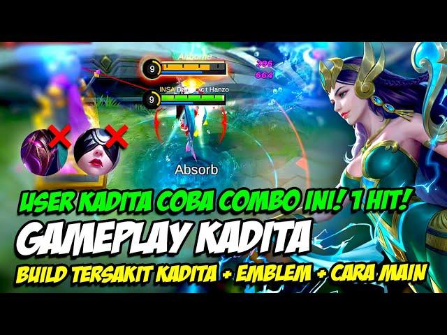 USER KADITA COBA COMBO INI  KADITA 1 HIT  TUTORIAL KADITA & GAMEPLAY KADITA  COUNTER MAGE META