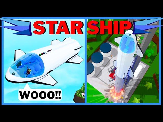 THE FASTEST SPACE SHIP!! (StarShip) 1,000,000 mph! In Build A Boat For Treasure ROBLOX