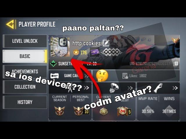 *NEW* How to change avatar in CODM | March 18, 2023 | iOS Device? | Garena Bind | TAGALOG | Tutorial